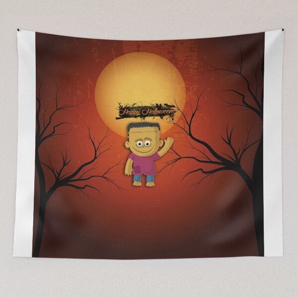 Item preview, Frankenstein Happy Halloween designed and sold by Delpieroo.