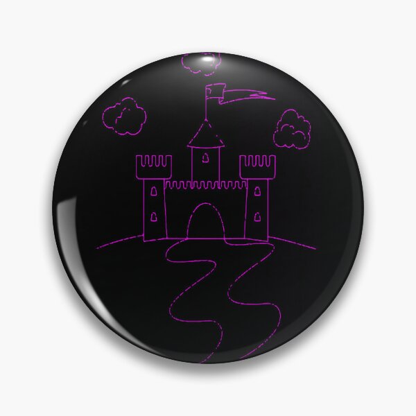 Item preview, Castle On The Hill Pink designed and sold by NewTopDesign.
