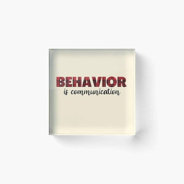 Item preview,  Behavior Is Communication SPED Teacher Gift, BCBA , autism , school psychology ,Special Ed Teacher designed and sold by BronikowskiART.