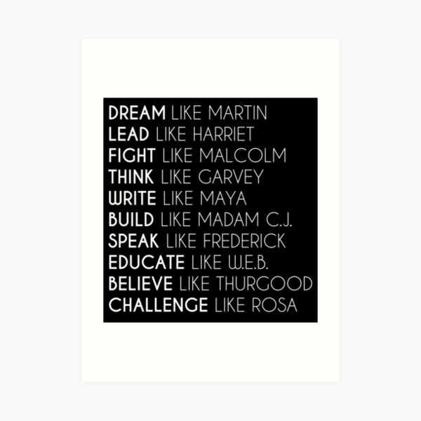 Dream Like Martin Art Print