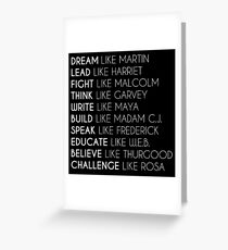 Dream Like Martin Greeting Card