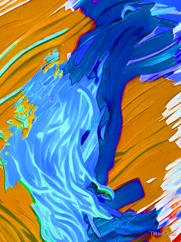 Thumbnail 5 of 5, iPhone Case, Blue Inclination designed and sold by TiltedCode.