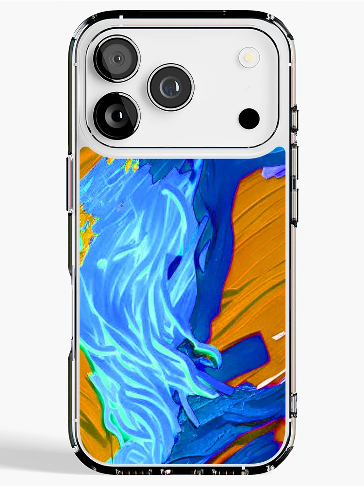 Thumbnail 1 of 5, iPhone Case, Blue Inclination designed and sold by TiltedCode.