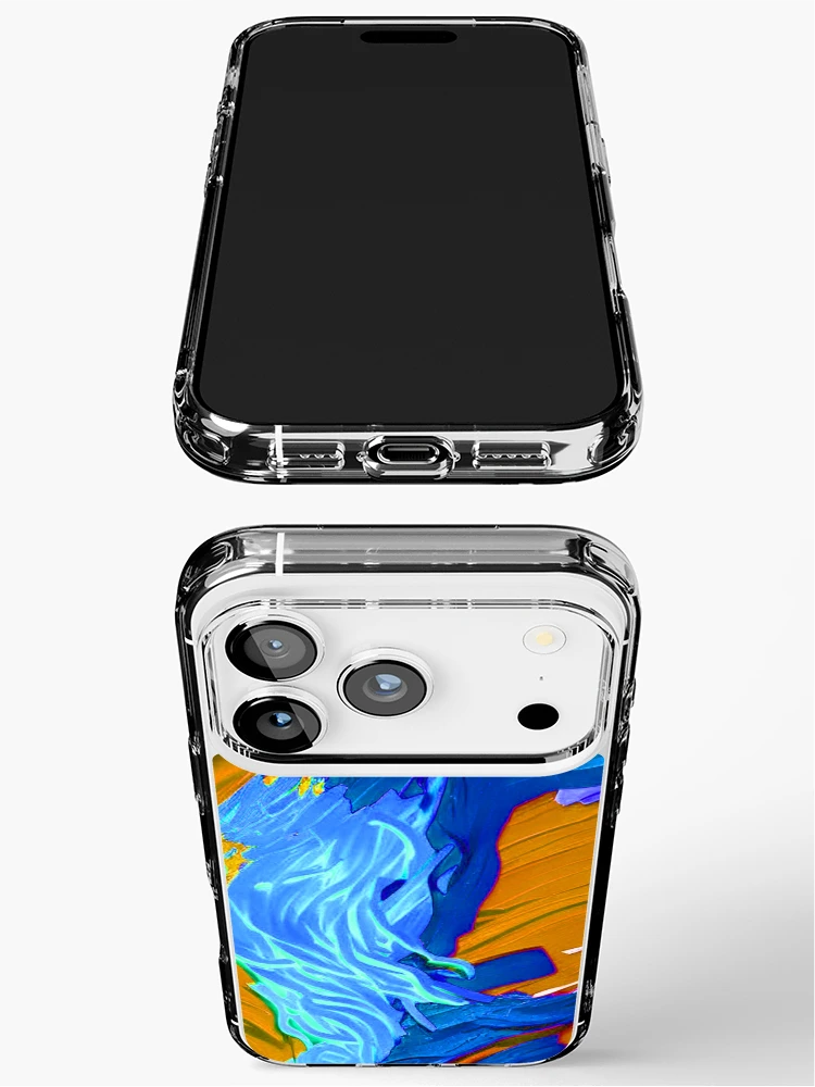 Thumbnail 3 of 5, iPhone Case, Blue Inclination designed and sold by TiltedCode.