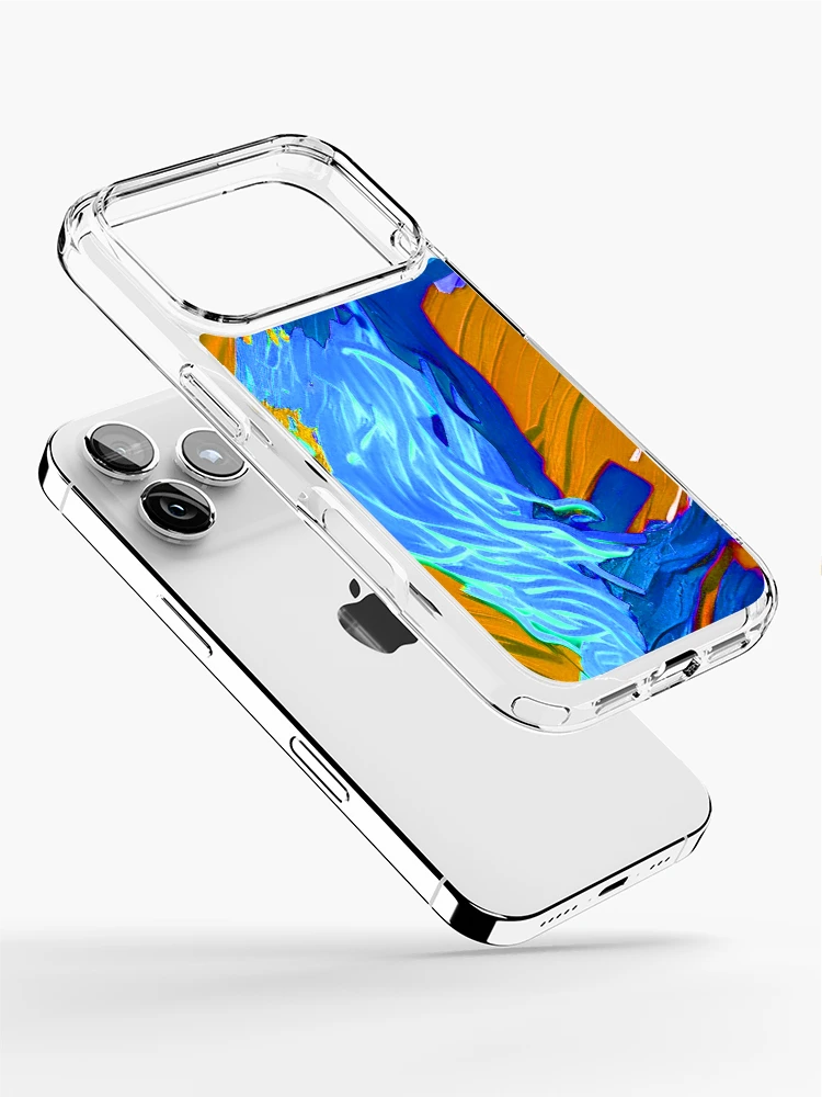 Thumbnail 2 of 5, iPhone Case, Blue Inclination designed and sold by TiltedCode.