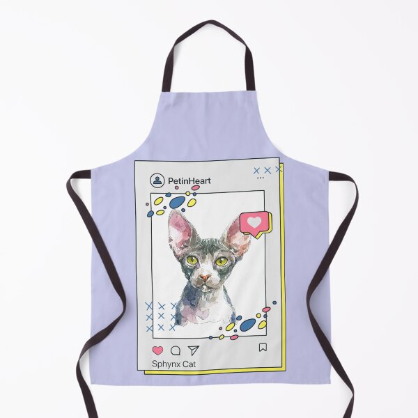 Item preview, Sphynx Cat Breed Watercolor Item-50 By PetinHeart designed and sold by PetinHeart.