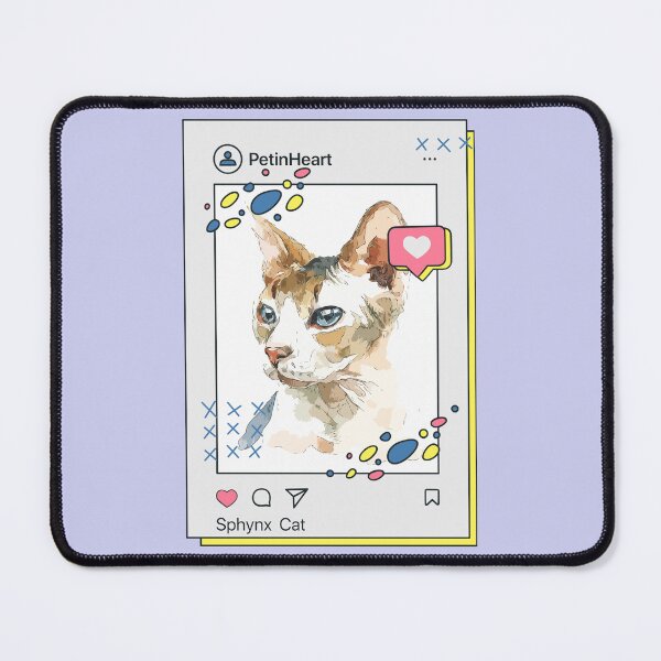 Item preview, Sphynx Cat Breed Watercolor Item-49 By PetinHeart designed and sold by PetinHeart.