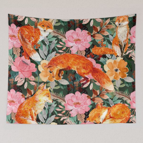 Item preview, Floral Foxes designed and sold by Lylabean22.