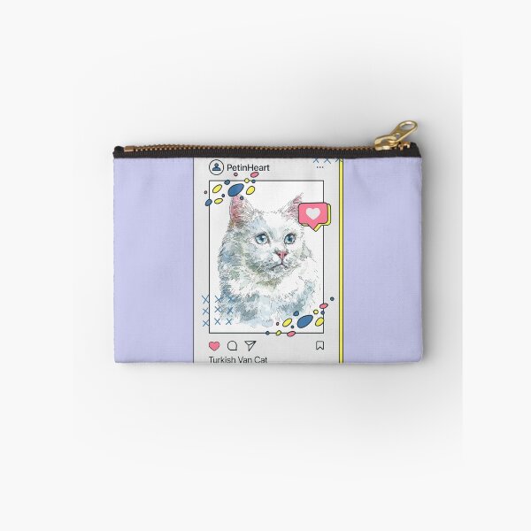 Item preview, Turkish Van Cat Breed Watercolor Item-55 By PetinHeart designed and sold by PetinHeart.