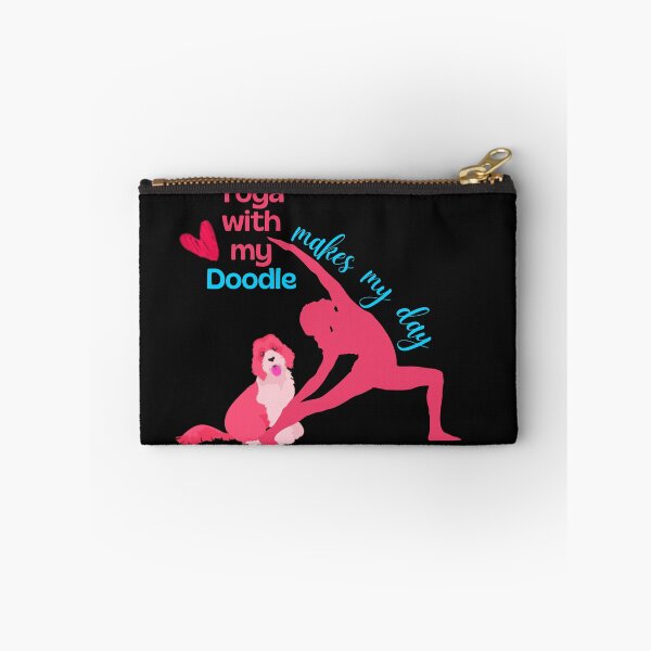 Item preview, Yoga with my Doodle Dog Makes My Day Yoga Design for dogs and yoga lovers in your life.  designed and sold by tranquilbeach.