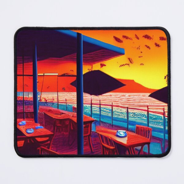 Item preview, Cafe life ibiza sunsets designed and sold by Seanyah.
