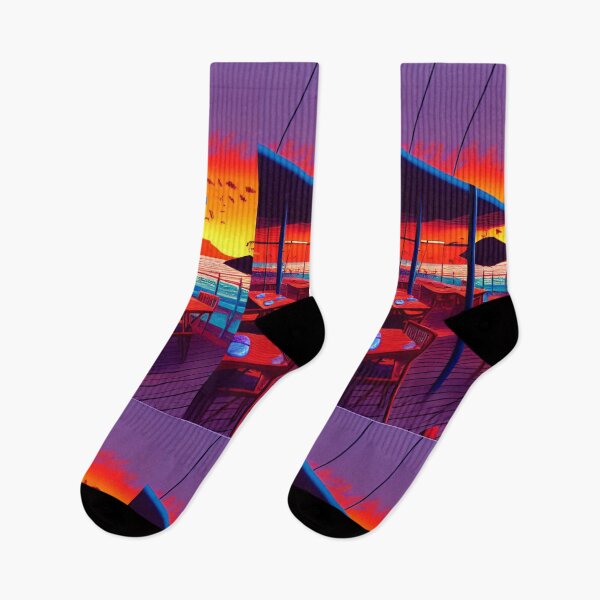Item preview, Cafe life ibiza sunsets designed and sold by Seanyah.