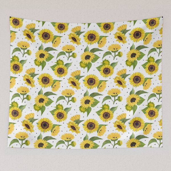 Item preview, Yellow Sunflowers and Sunflower Seeds designed and sold by silviaol.