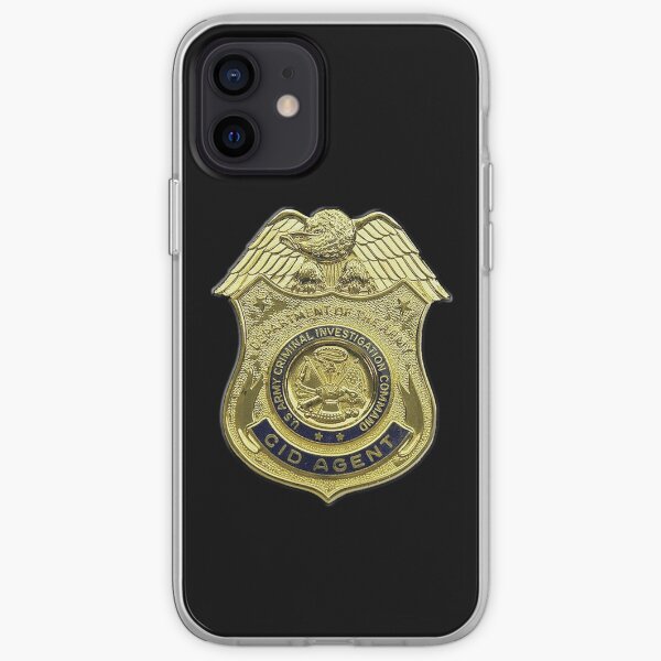 CID AGENT BADGE. AMERICAN. US, USA, Army, Criminal Investigation Command, Agent, Military Badge. iPhone Soft Case