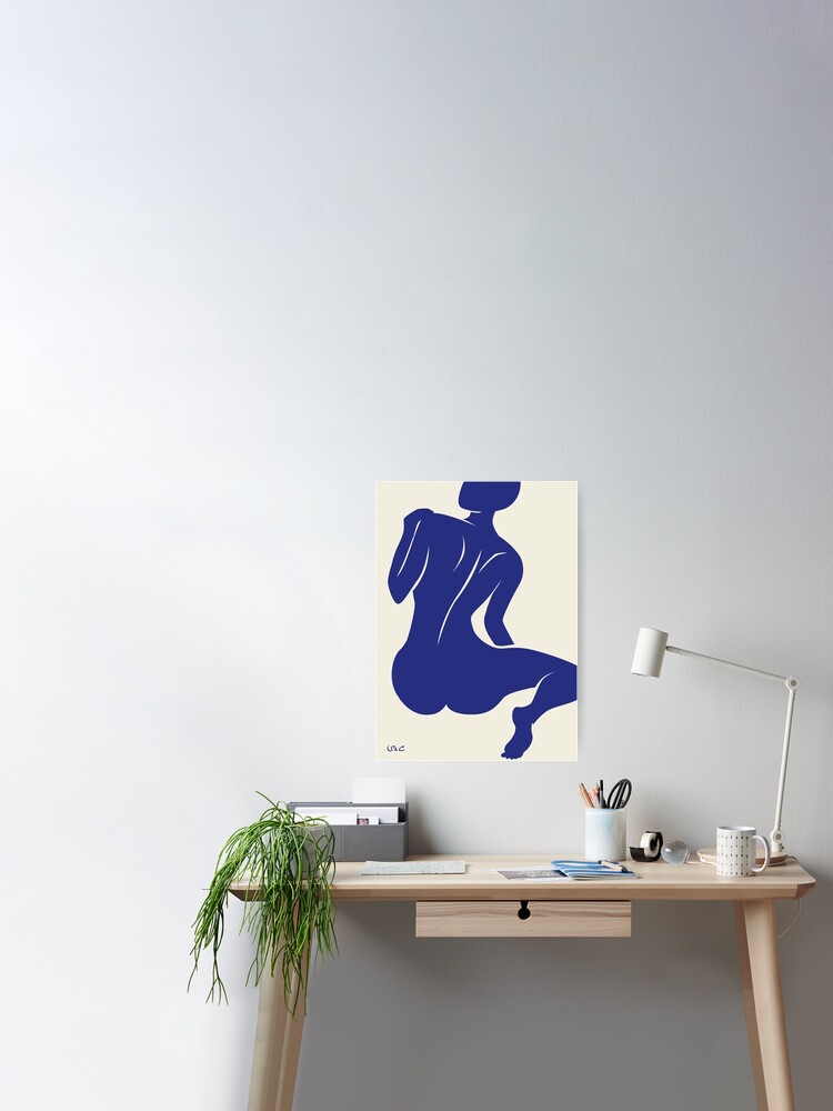 Henri Matisse Blue Nudes Inspired Abstract Woman Nude Body Figure Poster For Sale By Ann 8644