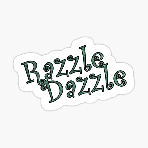 Check Border Dazzle Shiny Stickers, 3 Pack