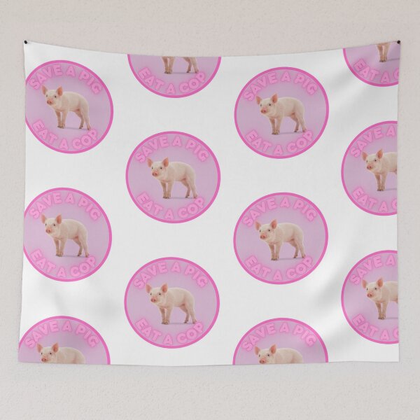 Item preview, Save a pig eat a cop designed and sold by RichTeeDesigns.
