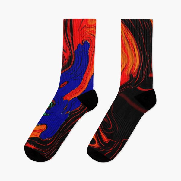 Item preview, Electric Orange And Blue designed and sold by TiltedCode.