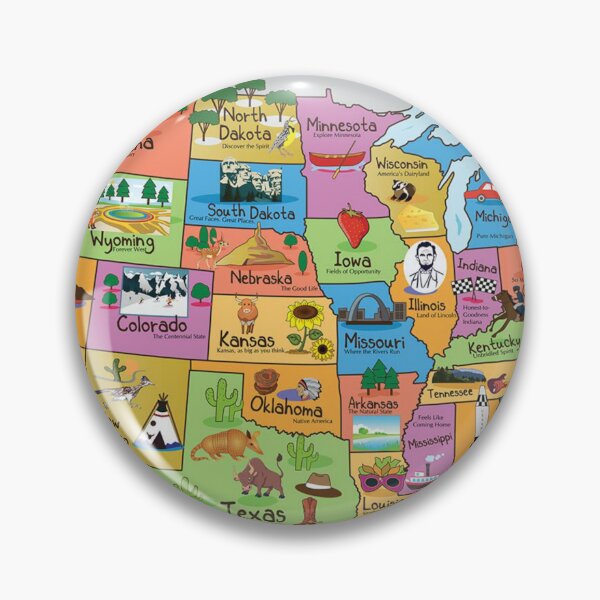 Item preview, 50 States Of America Map  designed and sold by Tema EL.