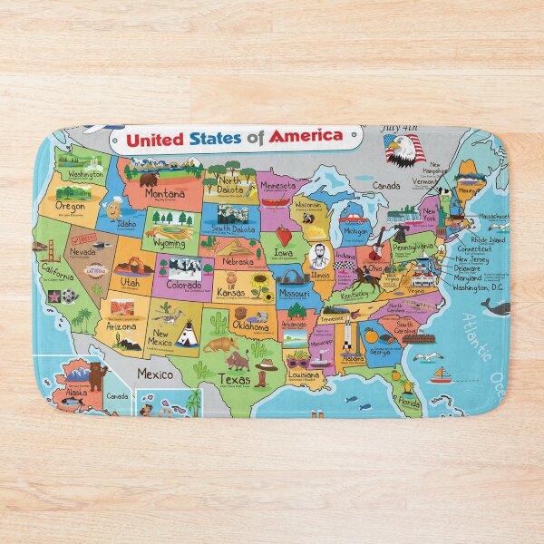 Item preview, 50 States Of America Map  designed and sold by Tema EL.
