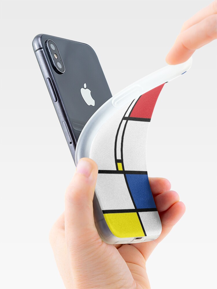 Alternate view of Mondrian Minimalist De Stijl Modern Art © fatfatin iPhone Case & Cover