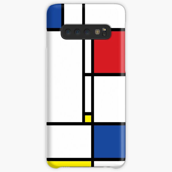 Mondrian Minimalist De Stijl Modern Art © fatfatin Samsung Galaxy Snap Case