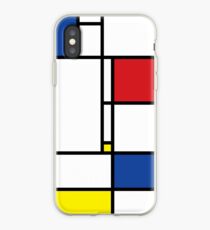 Mondrian Minimalist De Stijl Modern Art iPhone Case
