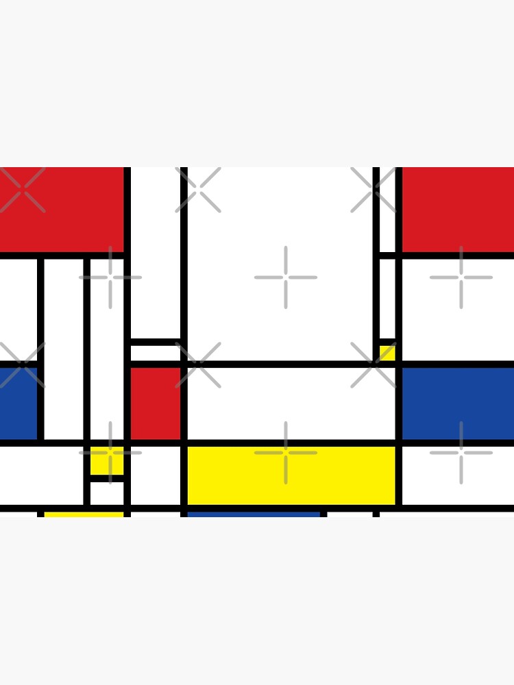 Mondrian Minimalist De Stijl Modern Art © fatfatin by fatfatin