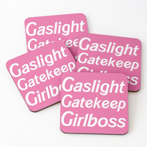 Item preview, Gaslight Gatekeep Girlboss designed and sold by Faulty Wiring Designs.