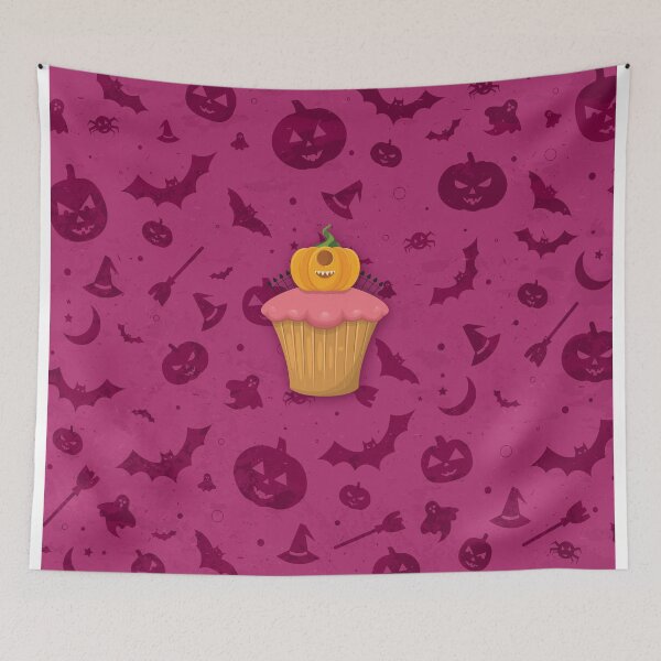 Item preview, halloween pumpkin muffin designed and sold by Delpieroo.