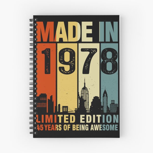 Item preview, 45th Birthday Made In 1978 Limited Edition designed and sold by AperAmyiah.