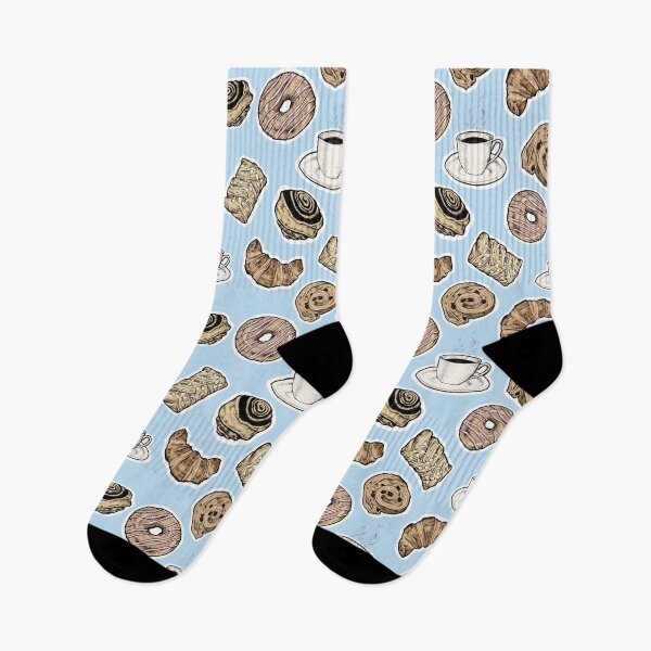 Item preview, Coffee Break - Croissants and Pastries Pattern designed and sold by Elizabeth Weglein.