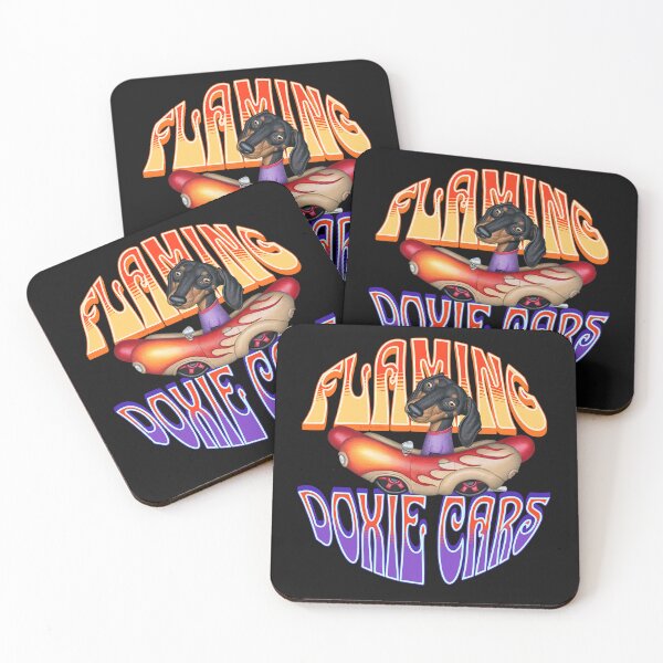 Item preview, Flaming Dachshund Cars designed and sold by Danny Gordon.