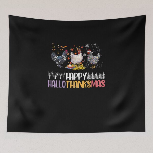 Item preview, Cute Chicken Halloween Thanksgiving Happy Hallothanksmas designed and sold by Vic922.