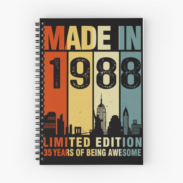 Item preview, 35th Birthday Made In 1988 Limited Edition designed and sold by AperAmyiah.