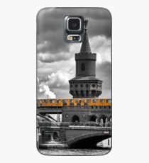 yellow city train Case/Skin for Samsung Galaxy