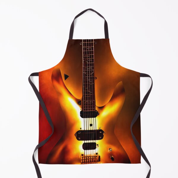 Item preview, Orange Fire Guitar designed and sold by Jaraz.