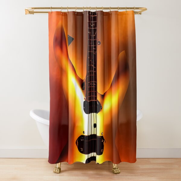Item preview, Orange Fire Guitar designed and sold by Jaraz.