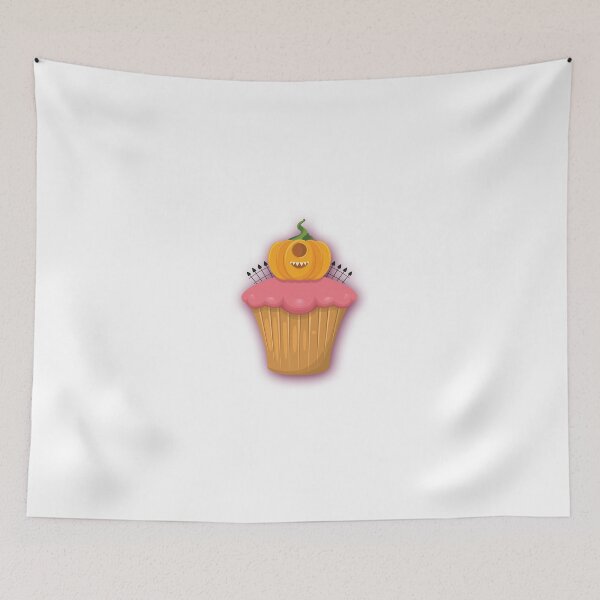 Item preview, Happy Halloween pumpkin muffin designed and sold by Delpieroo.