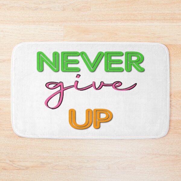 Item preview, Never Give Up, Motivational Quotes designed and sold by Henrylizarraga.