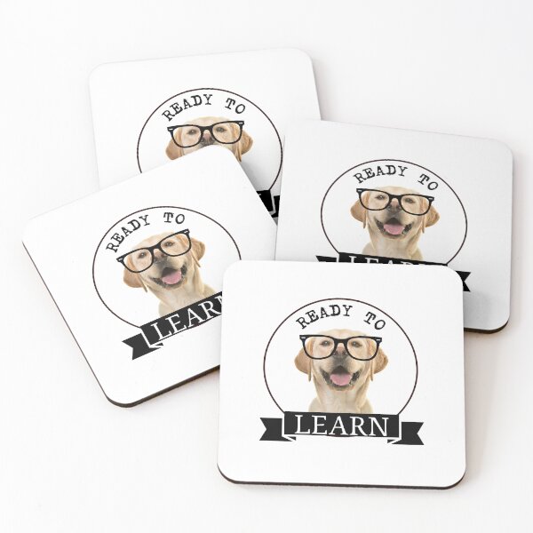 Item preview, Ready to learn cute dog back to school designed and sold by Mae-Camazzi-.