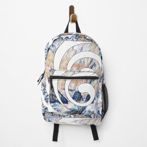 Item preview, Waves Crashing On Rocks Koru Swirl designed and sold by damonasplace.