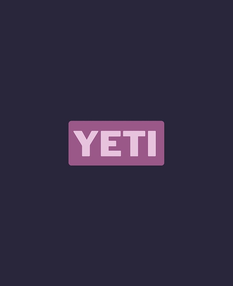 Pink Purple Yeti Sticker Sticker for Sale by brookehend