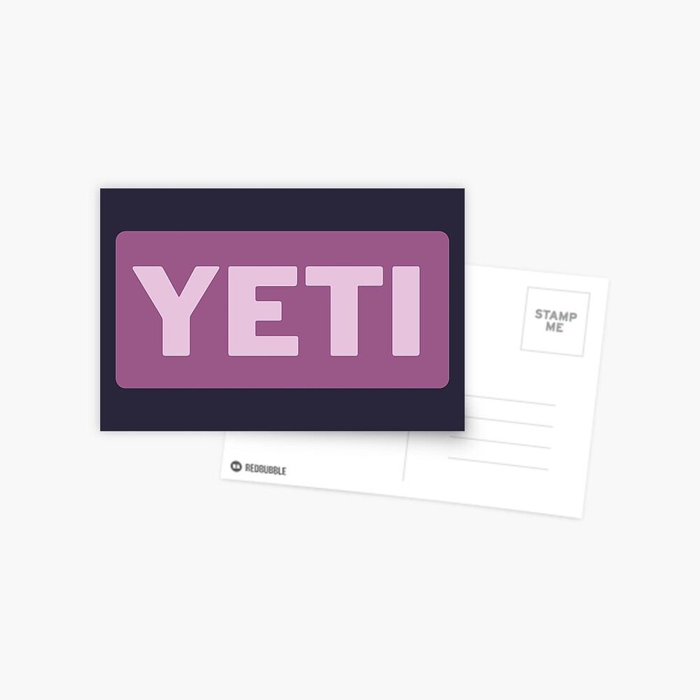 Purple Yeti Cooler Sticker Poster for Sale by brookehend