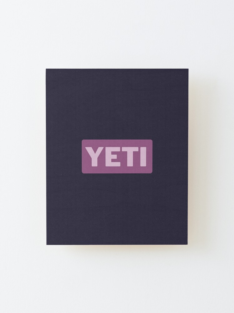 Purple Yeti Cooler Sticker Poster for Sale by brookehend