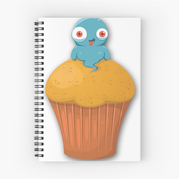 Item preview, cute ghost muffin halloween designed and sold by Delpieroo.