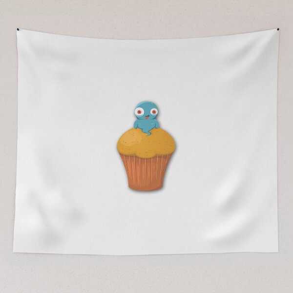 Item preview, cute ghost muffin halloween designed and sold by Delpieroo.