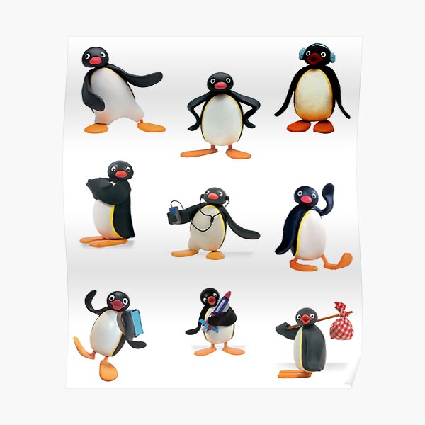 Estado de ánimo Pingu Póster
