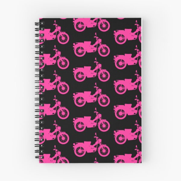 Artikelvorschau, Honda CT110 Postie Fahrrad - Rosa Silhouette entworfen und verkauft von StudioFloyd.