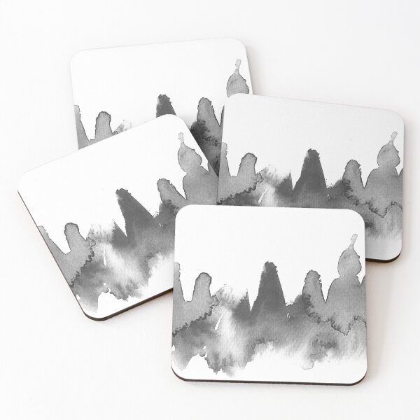 Item preview, Beautiful Monochrome Watercolor Abstract designed and sold by Kathie Nichols.